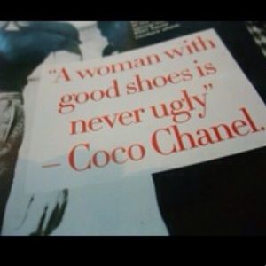 A Woman With Good Shoes Is Never Ugly